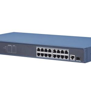 Switch PoE Gigabit no gestionado de 16 puertos