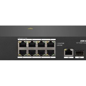 Switch industrial Hi-POE no gestionado de 8 puertos Fast Ethernet
