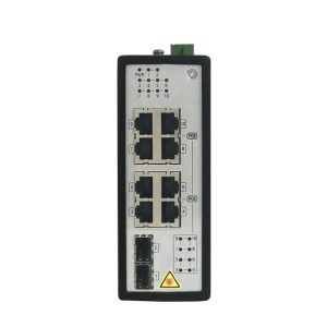 Switch industrial PoE no gestionado Gigabit de 8 puertos