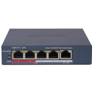 Interruptor POE inteligente Fast Ethernet de 4 puertos