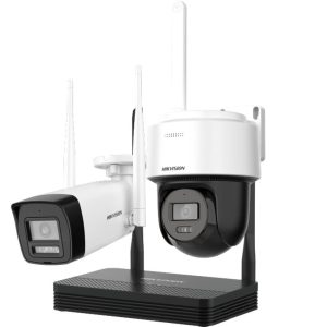 Cámara H.265 de 2 MP + Kit PTDome WiFi NVS